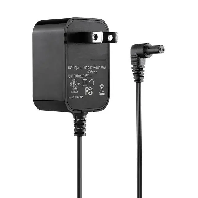 Alt view image 2 of 5 - AC Adapter Charger for Black and Decker Floor Sweeper HFS413J33 HFS115J10 Power