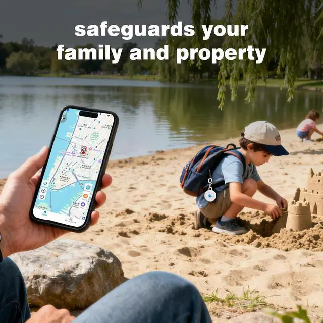 Alt view image 6 of 7 - GPS Tracker for Vehicles, No Subscription Required, Magnetic Car Locator Compatible with iOS & Android, IP67 Waterproof Tracking Device, 2-Year Battery Life, Location History & Sharing