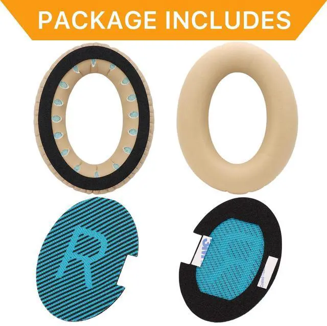 Alt view image 7 of 7 - Ear Pads for Bose QC25/QC35 II/QC35/QC15/AE2 AE2i AE2w Headphones Replacement Earpads Cushions for Bose Quietcomfort 35/Quiet Comfort 25/SoundTrue and SoundLink(AroundEar)