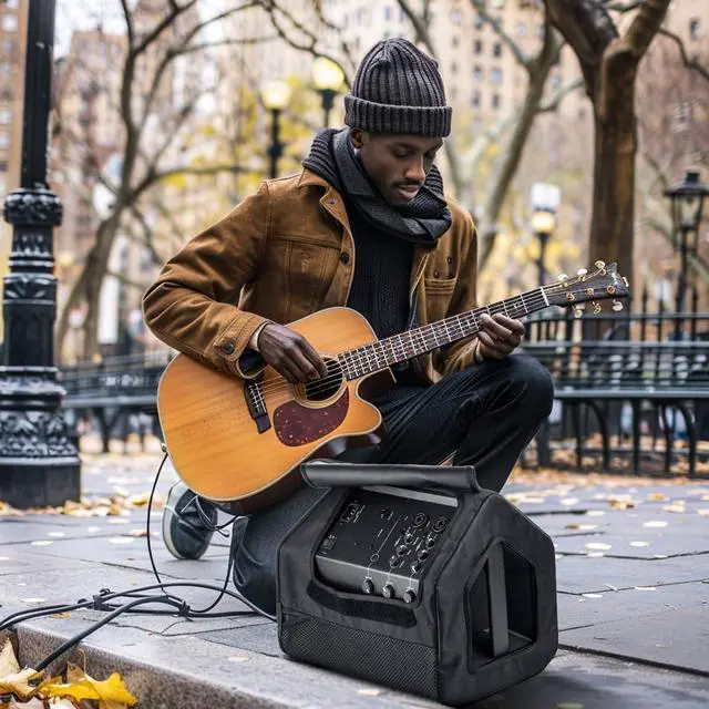 Alt view image 6 of 7 - Speaker Cover for Bose S1 Pro, Mesh Sleeve Bag for Bose Speakers | Playable While Covered | Portable Dustproof Cover with Side Opening Mesh | Durable Nylon Protect while Carrying Transporting