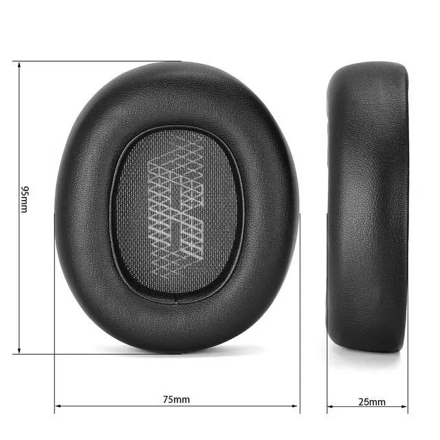 Alt view image 7 of 7 - Earpads for JBL E65/Live 650BTNC/660NC Headphones (Black) | Also for JBL E65/ Duet NC/Live 660/770 /780BTNC,Replacement Ear Cushions with Softer Leather, Noise Isolation Foam