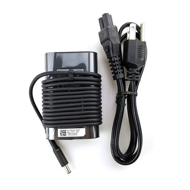 Alt view image 2 of 6 - Laptop Charger Slim 45W watt Power AC Adapter(Power Supply) Include Power Cord for XPS 13 9333 9343 9350 9360 9370,LA45NM131 DA45NM131