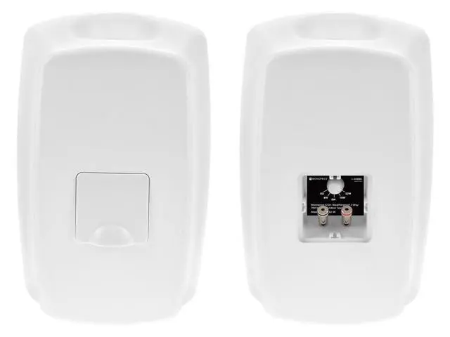 Alt view image 4 of 6 - WS-7B-62-W 6.5in. Weatherproof 2-Way 70V Indoor/Outdoor Speaker for Use in Whole Home Audio Systems, Restaurants, Bars, Retail Stores, Patio, Poolside, Garage, White (Each)