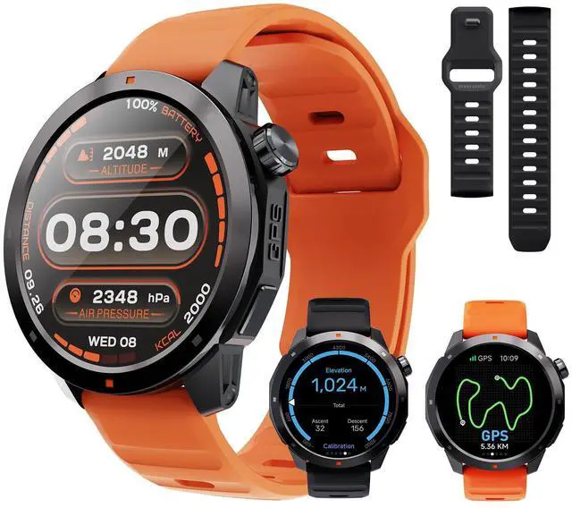 Main image of NaviR3 GPS Smart Watch for Men | 1.43" AMOLED, 30M Waterproof, Call