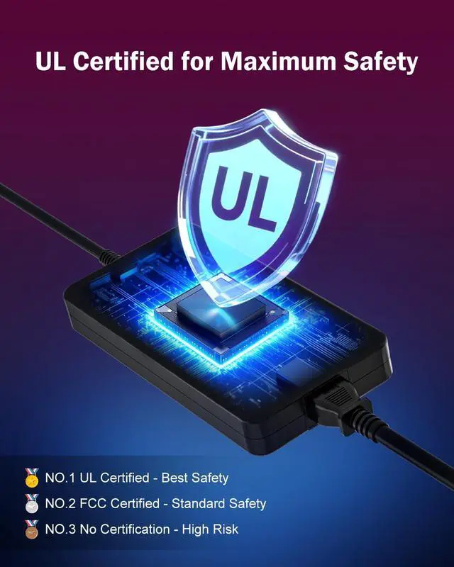 Alt view image 5 of 6 - (UL Certified Safety) 240W Charger Fit for Alienware Laptop M17 M15 R3 R4 R2 R5 R6 R7,Fit for Dell G15 5530 5510 5520 5525 5515 5511 G16 7620 G5 G7 15 17 R2 R3 X15 M17X M14X Laptop Charger Power Cord