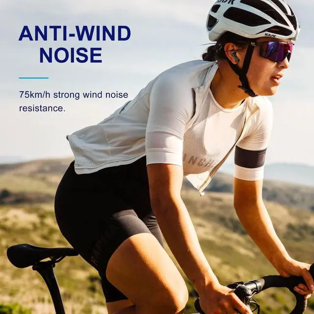 Alt view image 4 of 7 - HT05 Multi-Mode Active Noise Cancelling Wireless Earbuds, AI-Enhanced Calls Bluetooth Headphones with 6 Mics, Anti-Wind Noise, Transparency, App for Custom EQ, 30H Playtime, Bluetooth 5.2