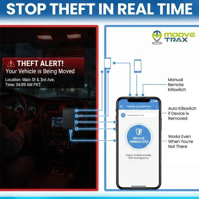 Alt view image 3 of 7 - OBD & Hardwired GPS Tracker for Vehicles with Kill Switch - Turo, ABI & Roamly Compatible, Unlimited Geofence, Speed Alerts, Anti-Theft Car Tracker, Maintenance & Toll Tracking, 4G LTE
