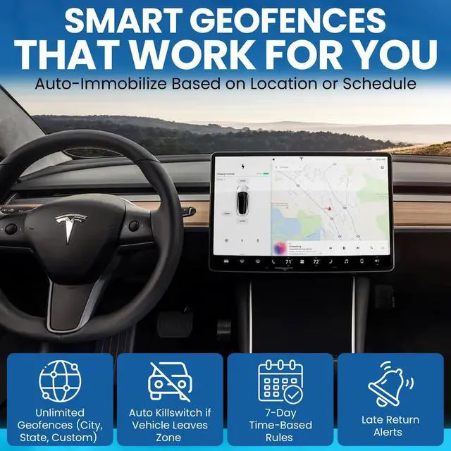 Alt view image 4 of 7 - OBD & Hardwired GPS Tracker for Vehicles with Kill Switch - Turo, ABI & Roamly Compatible, Unlimited Geofence, Speed Alerts, Anti-Theft Car Tracker, Maintenance & Toll Tracking, 4G LTE