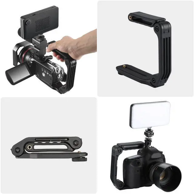 Alt view image 6 of 7 - UHD 4K Video Camera IR Night Vision Vlogging Camera for YouTube Digital Zoom Recorder with Microphone, Wide Angle Lens, LED Video Light, Handheld Stabilizer, Carrying Case,64GB Memory Card