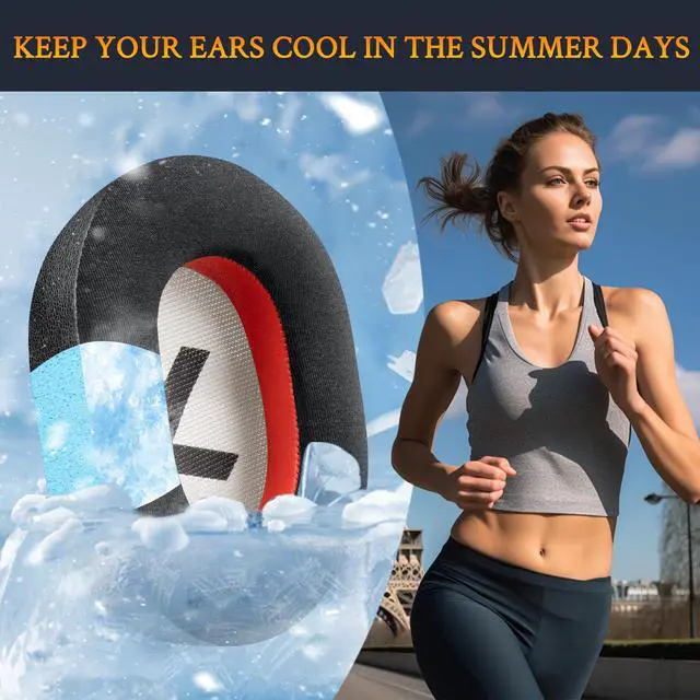 Alt view image 5 of 7 - Cooling Earpads for BackBeat Pro 2, Voyager 8200 - Black | Not Fit BackBeat Pro(Gen 1.0) Headphones