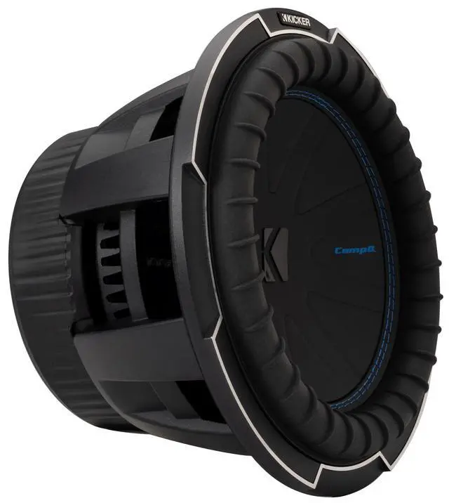 Alt view image 6 of 7 - 51CWQ102 CompQ Q-Class 10" Subwoofer, Dual 2-Ohm | Premium bass precision, high-performance motor design, tight musical low end, built for powerful amplifiers, 10 inch size