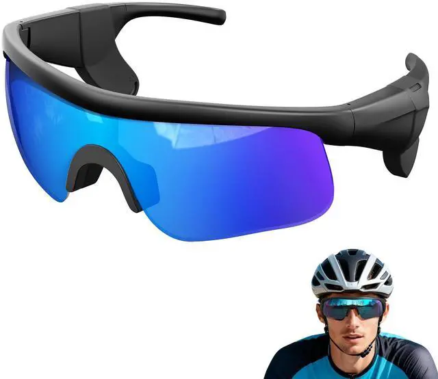 Main image of Smart Glasses,Polarized Bluetooth Sunglasses for Men Women,Smart Sports Sunglasses with Built-in Mic & HD Open-Ear Speakers,Voice Assistant,Ideal for Running,Cycling & Outdoor Activities