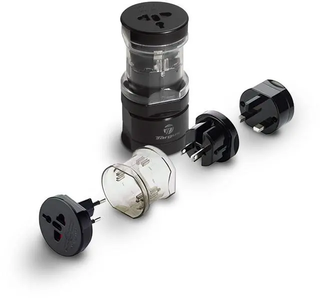 Main image of Universal Travel Adapter, International Plug Adapter, Travel Worldwide Power Adapters for Europe, UK, Asia, Africa, LAC, MENA, & USA, Travel Plug Adapter (APK01US1)