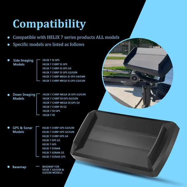 Alt view image 3 of 7 - 780044-1 UC H7 R2 Helix 7 Unit Cover Silicone Cover for Humminbird Helix 7 Fish Finder All Models, Waterproof, Screen Protection