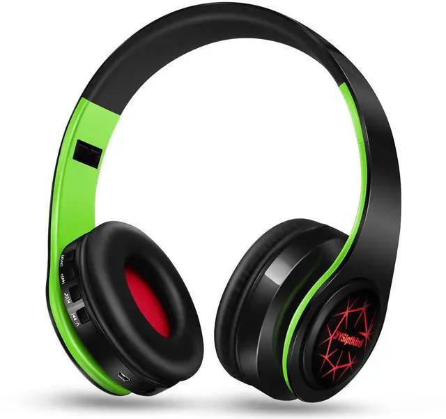 Main image of Bluetooth Headphones, Chat- Comfortable Over Ear Stereo Headphones,7 Breathing Led Lights up, Wireless Headset for Adult Teen Kid for Phone/Samsung/Pad/PC/Android/Laptop/TV (Green)