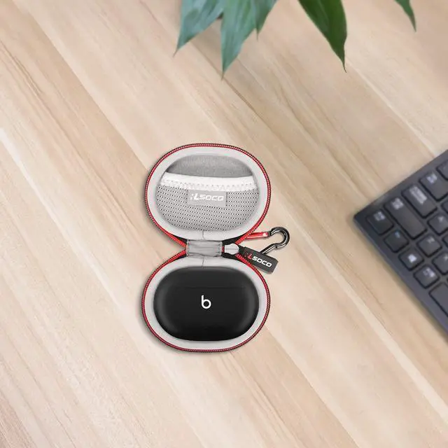Alt view image 6 of 7 - Carrying Case for Beats Studio Buds/Studio Buds+ True Wireless Noise Cancelling Earbuds - Black (Case Only)