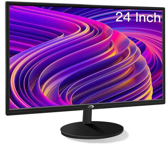 Main image of 24 Inch Gaming Monitor,FHD 1920 x 1080P LED Display,HDMI,VGA | VESA Compatible Computer Monitor for Home,Office PC LED Display,99% sRGB,Ergonomic Tilt Adjustment,Black