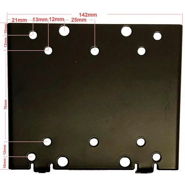 Alt view image 6 of 6 - LCD LED Monitor TV Wall Mount for 19" 20" 22" 23" 24" 26" 27" 30" 31" Flat Panel Screen Maximum Loading 66lbs VESA 75/100 Ultra Thin Mount Bracket 1EA