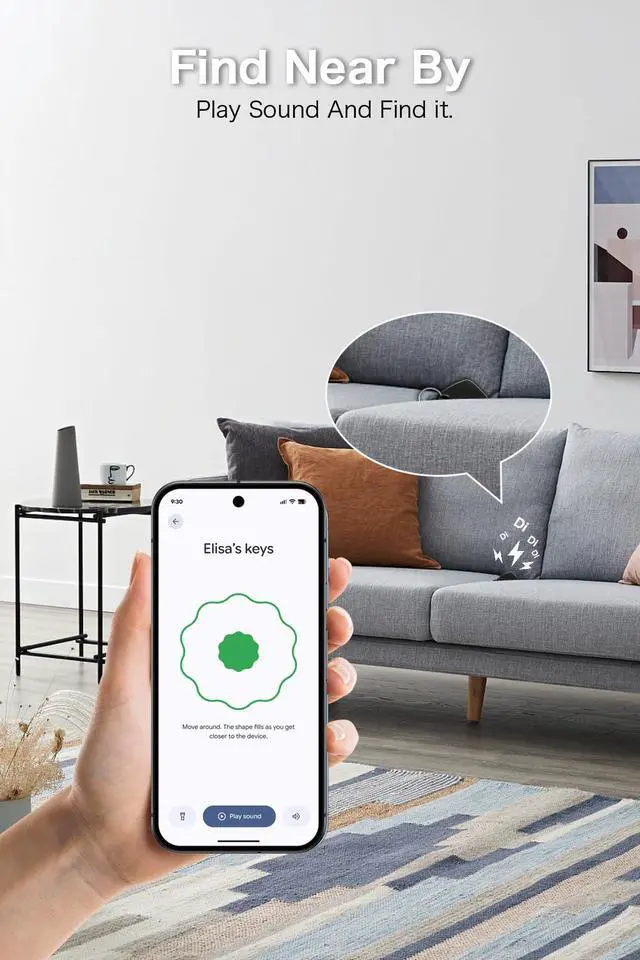 Alt view image 3 of 7 - 4 Pack Android Compatible Smart Tracker Tag- Tracker Tags for Android Phones, Supports Google Find My Device, 2026 New Model