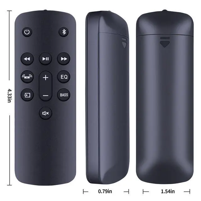 Alt view image 7 of 7 - New Remote Control Replacement for AMZ Fir-e TV Soundbar 2.0 Speaker with DTS Virtual:X and Dolby Audio Remote Controller