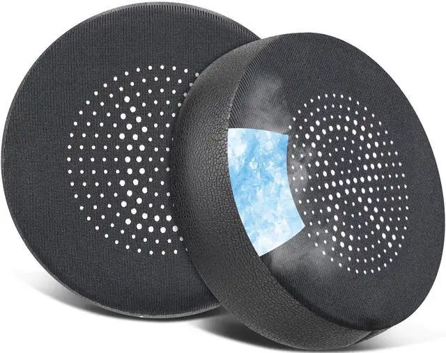 Main image of Cooling Ear Cushions for Jabra Evolve 75 - Black | (Not Fit Evolve2 75), Earpads for Evolve 75(75UC 75MS 75SE) On-ear Headphones