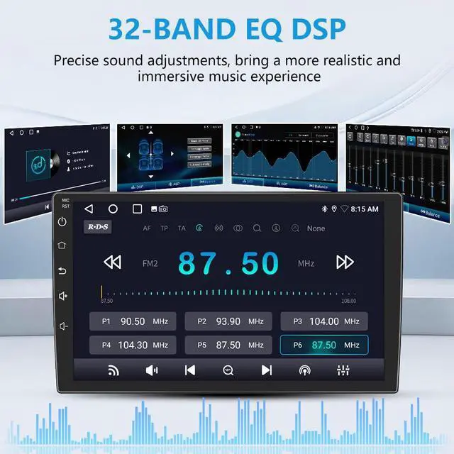 Alt view image 7 of 7 - Car Radio for Dodge Ram 1500 2500 2013-2019 CarPlay/Android Auto | 5G WIFI GPS DSP RDS,9" HD IPS Display Support Cargo Rearview BT 5.0 AM/FM Auto AC 2GB+32GB with Backup Camera