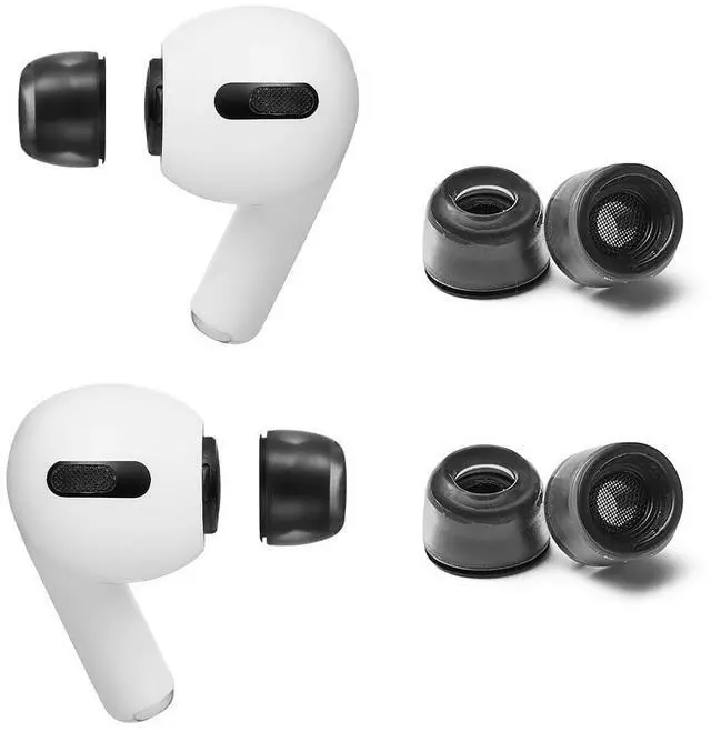 Main image of Crystal for Airpods Pro 1st & 2nd Gen (2-Pair SSS) Airpod Pro Ear Tip Replacement Airpod Pro Tips with Premium Silicone