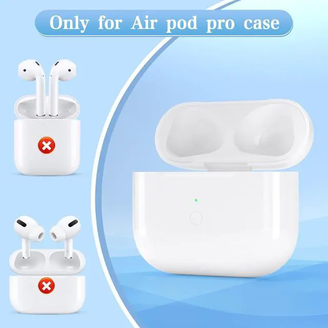 Alt view image 2 of 6 - Replacement Wireless Charge Case for AirPods 3rd Gen Charging Case, Wireless AirPod 3 Charging Cases Only Compatible with AirPod 3rd Generation Charger Cases, Compatible AirPods 3rd Generation case