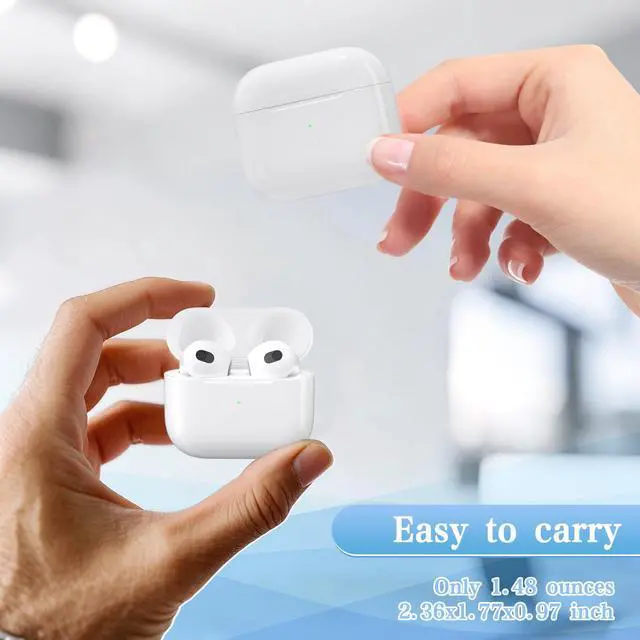 Alt view image 5 of 6 - Replacement Wireless Charge Case for AirPods 3rd Gen Charging Case, Wireless AirPod 3 Charging Cases Only Compatible with AirPod 3rd Generation Charger Cases, Compatible AirPods 3rd Generation case