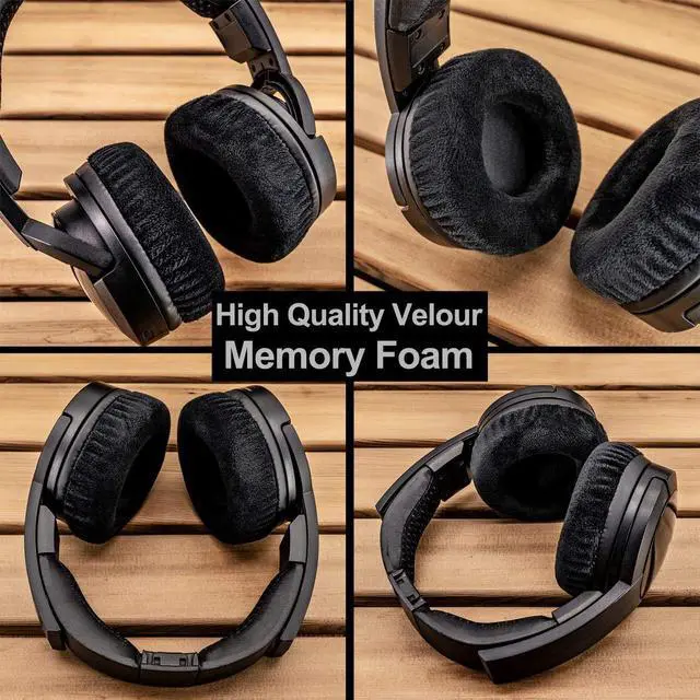 Alt view image 3 of 7 - Replacement Ear Pads Compatible with DT770, DT880, DT990, DT 770 PRO, DT 880 PRO, DT 990 PRO Headphones (Black)