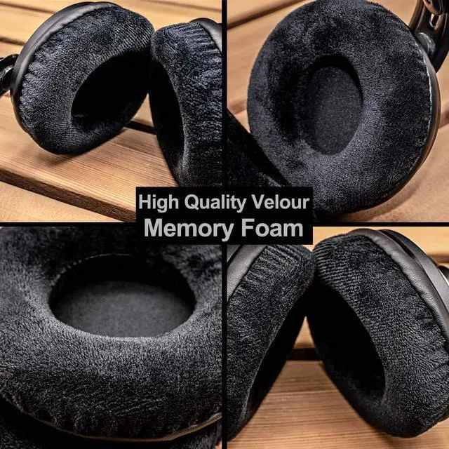Alt view image 4 of 7 - Replacement Ear Pads Compatible with DT770, DT880, DT990, DT 770 PRO, DT 880 PRO, DT 990 PRO Headphones (Black)
