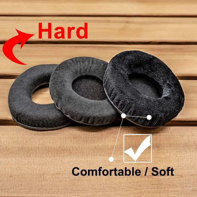 Alt view image 7 of 7 - Replacement Ear Pads Compatible with DT770, DT880, DT990, DT 770 PRO, DT 880 PRO, DT 990 PRO Headphones (Black)