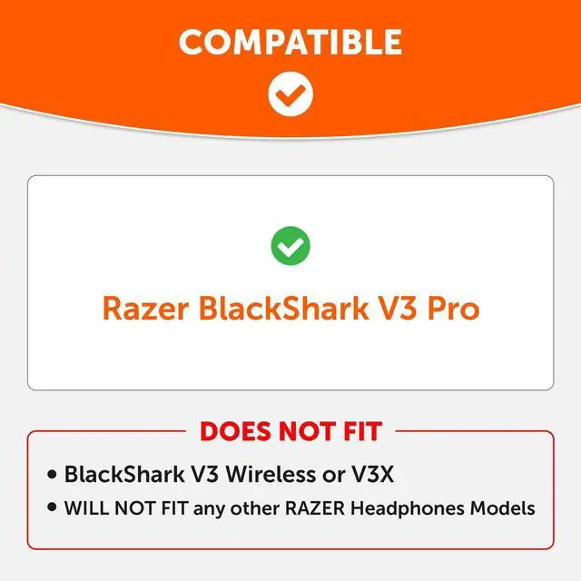 Alt view image 2 of 7 - Freeze Blackshark V3 Pro Cooling Gel Earpads Compatible with Razer BlackShark V3 Pro by Wicked Cushions | Enhanced Comfort, Cooling Gel Technology, Extra Thick | Black