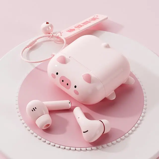 Main image of Cute Kids True Wireless Earbuds Girls Ear Buds for Kids for School Earphones with Case for iPhone Android Kawaii Headphones Kid Bluetooht Earbuds for Small Ear Canals Women
