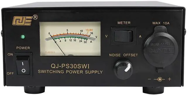 Main image of Universal Compact Ham Radio Power Supply 30A DC 13.8V Fixed Output | with Noise Offset for Mobile TransceiverSwitching Power Supply with Display for AnyTone & TYT Radio