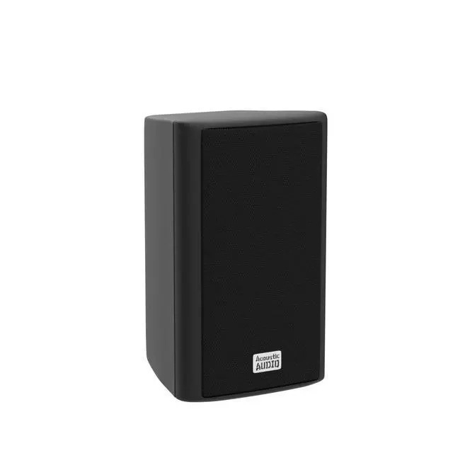 Alt view image 4 of 7 - AA351B 2 Way High Performance Indoor Outdoor 500W Speakers with Powerful Bass (1 Pair, Black)
