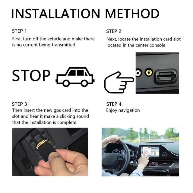 Alt view image 3 of 6 - 2025 Latest A15 Navigation SD Card OEM#GM5T-19H449-AJ,SD Card Coverage Canada USA for Car GPS Navigation System,Car Accessories Compatible with Ford 2013-2015 C-Max Lincoln 2015 MKC