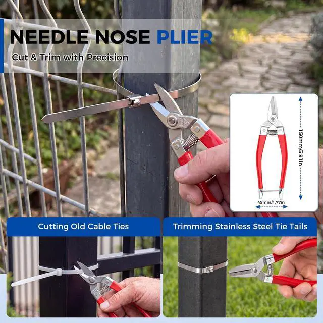 Alt view image 4 of 7 - Stainless Steel Cable Tie Gun Kit