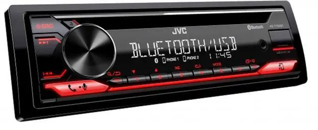 Alt view image 4 of 4 - Single-Din Built-in Bluetooth, Dual Phone Connection, Android Music Playback, CD MP3 AM/FM USB AUX Input Car Stereo Player, Pandora Spotify Control iHeart Radio Receiver w/FREE ALPHASONIK EARBUDS