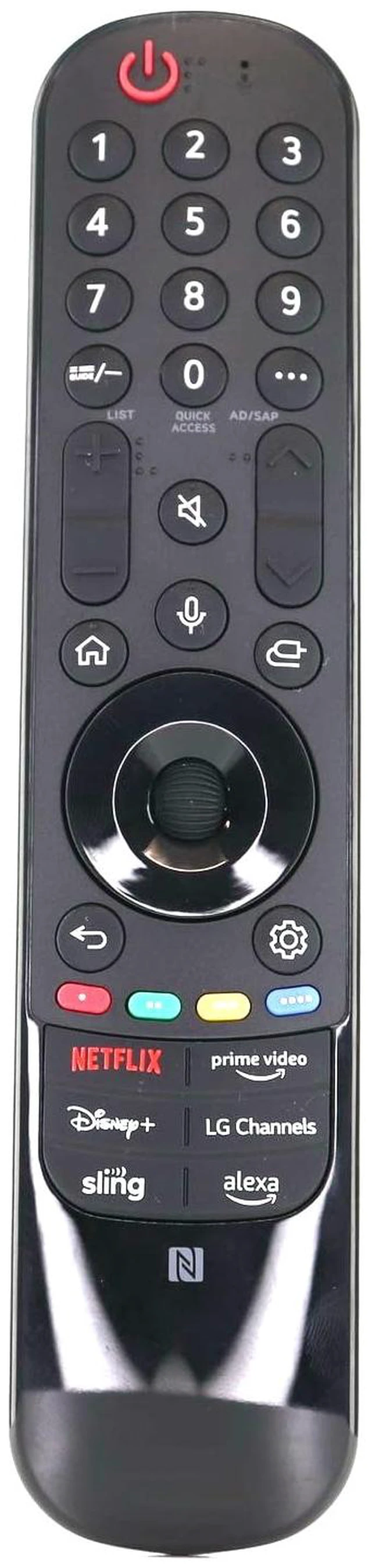 Main image of MR24GN Magic Wand TV Remote Control with NFC, Voice Direct Replacement for LG, OLED, Webos, Thinq, Nano, Cell, TVs - Works AKB76045102 AKB75855501 MR23GN MR22GN MR21GA
