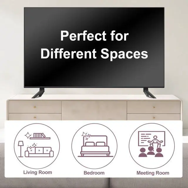 Alt view image 6 of 6 - TV Legs Only for Vizio TV Legs V405-H19 D40F-G9, Not for Other TV Models, Only for Vizio TV Replacement Stand We Listed wr Screws Set and Instructions, Easy to Install
