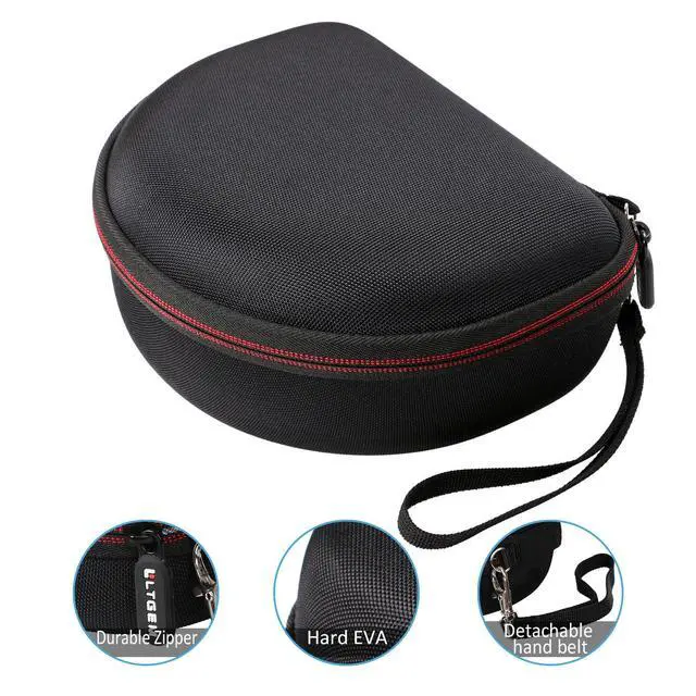 Alt view image 3 of 7 - Case for Sony MDR7506 Professional Large Diaphragm Headphone Gray | Hard Carrying Travel Case for Sony MDR7506 Professional Large Diaphragm Headphone
