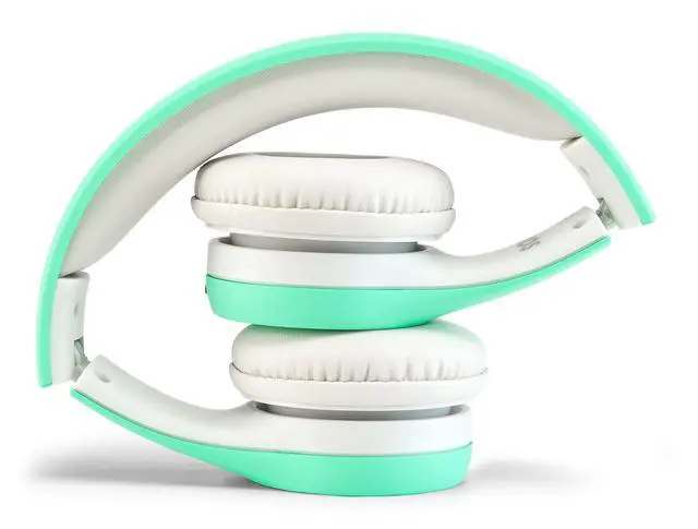 Alt view image 4 of 6 - Kids Headphones Children's Over Ear Computer Volume Limited for Kids Foldable (Mint)