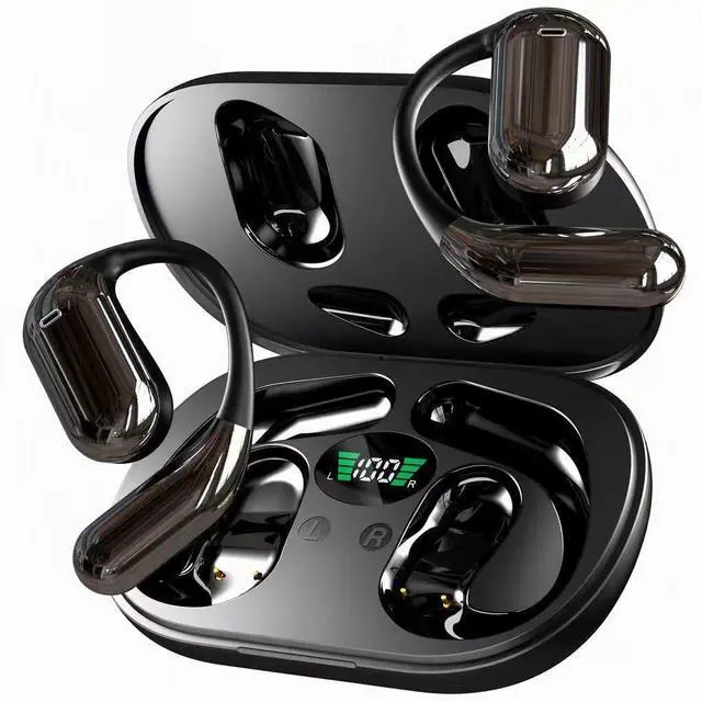 Main image of Wireless Earbuds Bluetooth Earbuds Built-in Mic with Ear Hooks 50H Playtime Ear Buds LED Display Charging Case Waterproof Design for Running Fitness