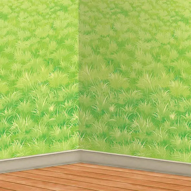Alt view image 4 of 6 - Meadow Backdrop Insta-Theme Vibrant Green Grass Wall Decoration for Spring, Garden, Farm, 4' x 30'