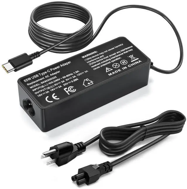 Main image of 65W USB C PD Fast Charger Compatible with LG Gram 14 15 16 17 | Laptops Model 14Z90P 14Z90R 14Z90Q 15Z90P 15Z90Q 15Z90R 16Z90P 16Z90Q 16T90P 17Z95P 17Z90R 17Z90S Upgraded AC Adapter Cord