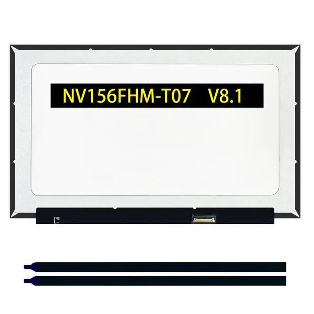 Alt view image 2 of 6 - 15.6 Inch LCD Screen Replacement for NV156FHM-T07 V8.1, LCD Screen 15.6" 40Pin Laptop Display PanelMate FHD 1920x1080p Touchscreen
