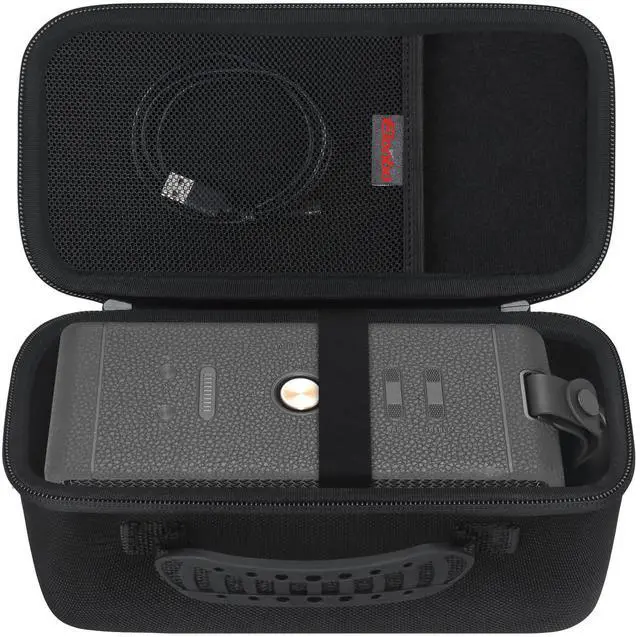 Main image of Carrying Case for Marshall Middleton/Middleton II Portable Bluetooth Speaker, Wireless Speaker Hard Travel Protective Bag Storage Cover, Extra Mesh Pocket Fits Charging Cable, Black
