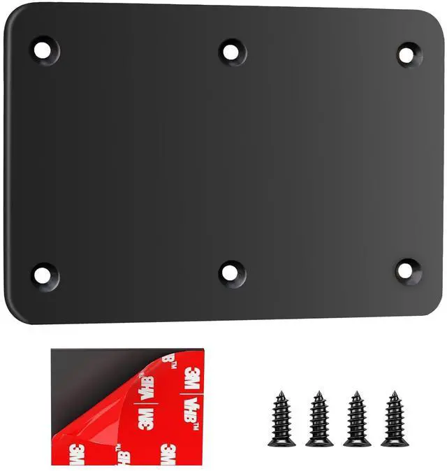 Main image of Metal Plate for Wireless Magnetic Backup Camera Mounting Base | Weatherproof anti-rust holder for fiberglass, aluminum & plastic. Reverse camera mount for RV, Trailer, Truck, Boat