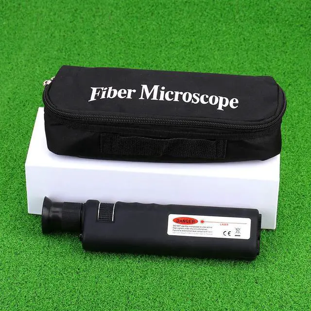 Alt view image 7 of 7 - Fiber Optic Inspection Microscope 400x LED Illumination Handheld Anti Slip Rubber SC/LC/FC Connection Fiber Cable Microscope Detector